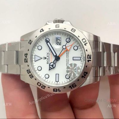 JF Factory Rolex Watches - Rolex Explorer II 42mm 216570 White Face Watch